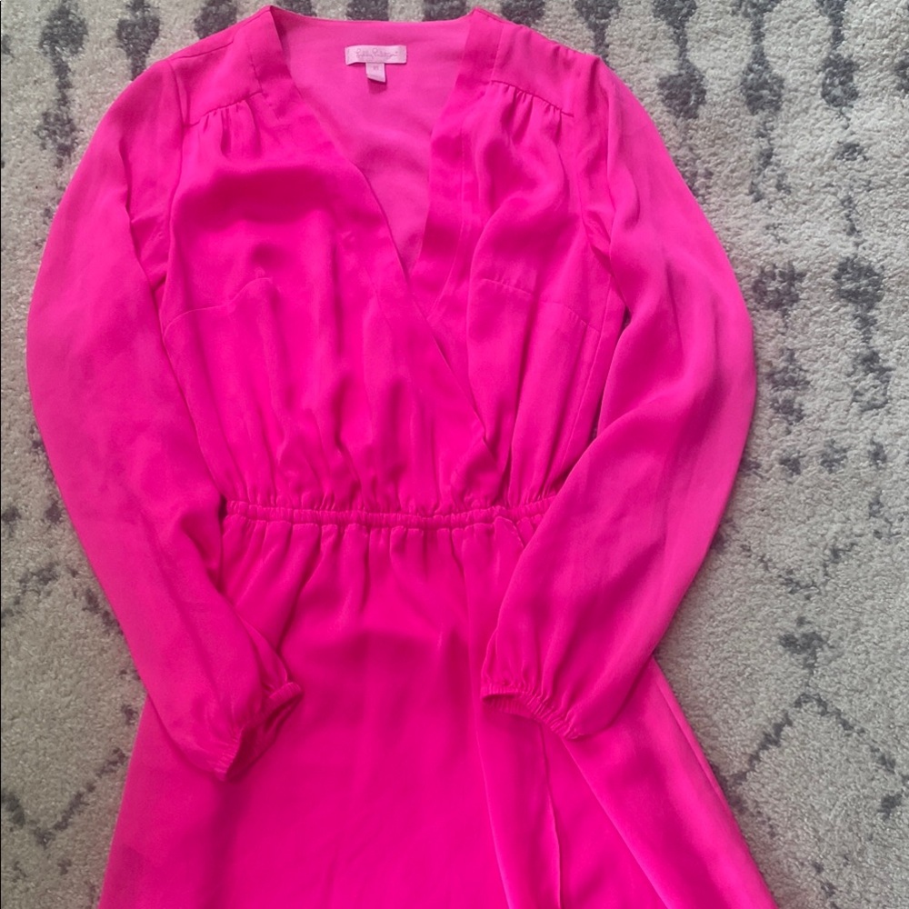 Lilly Pulitzer Pink Long Sleeve Dress